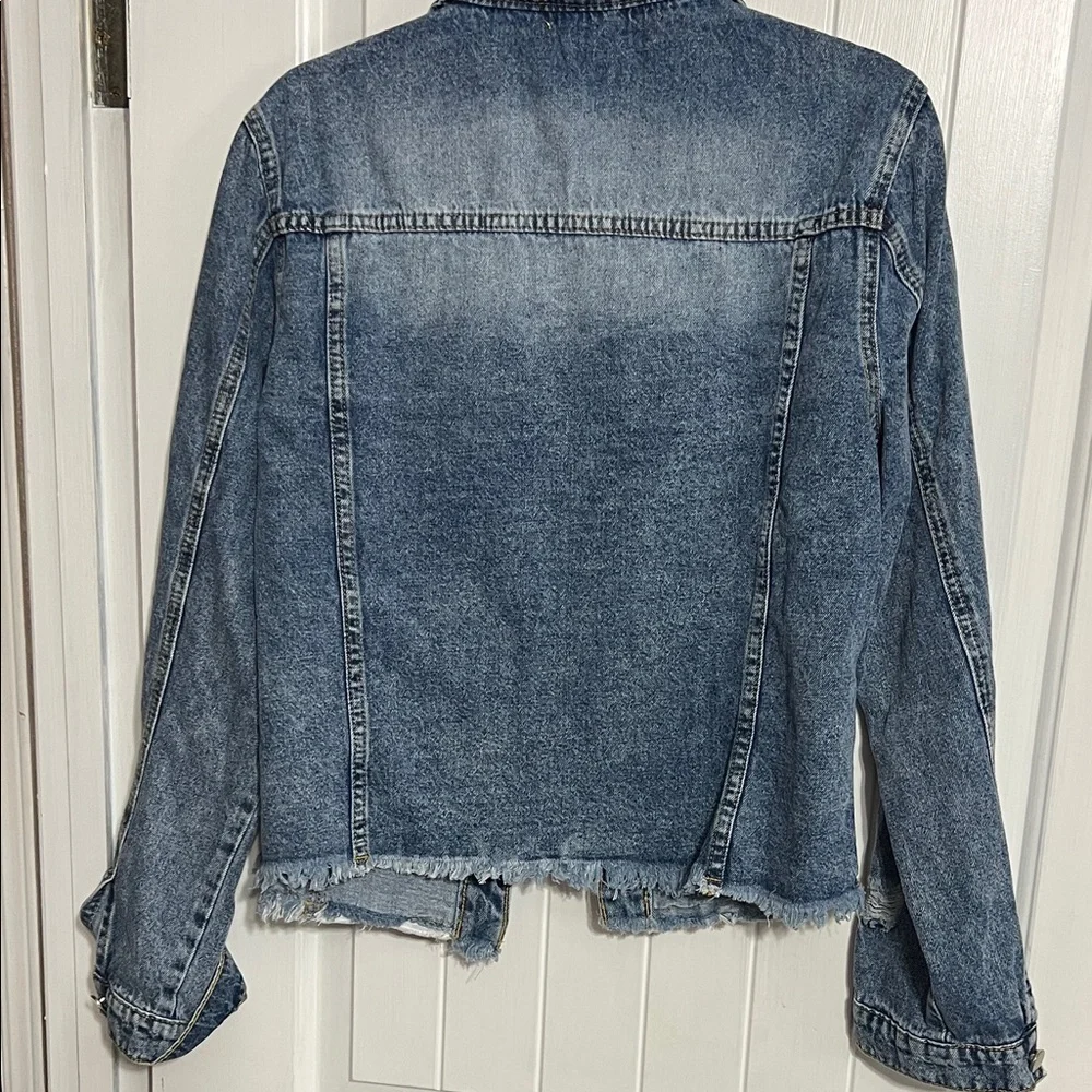 Classic Blue Denim Jean Jacket - Picture 2 of 2